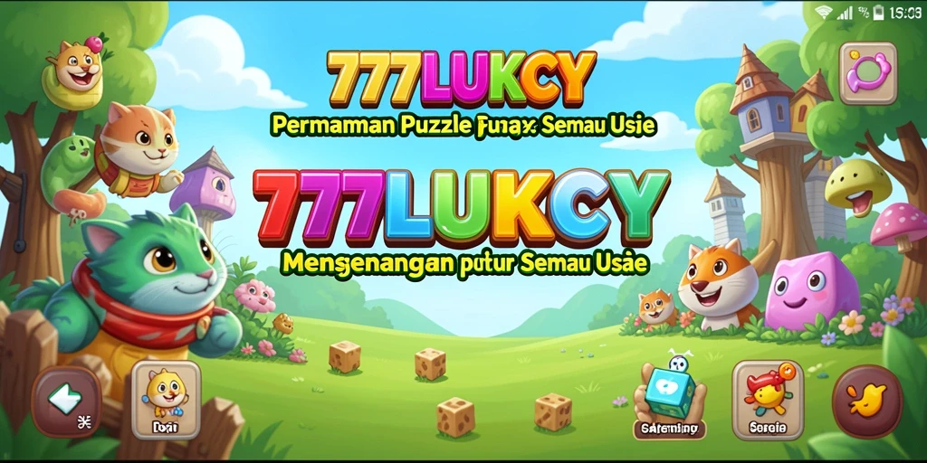 Tampilan gameplay 777LUKCY dengan berbagai teka-teki menantang.