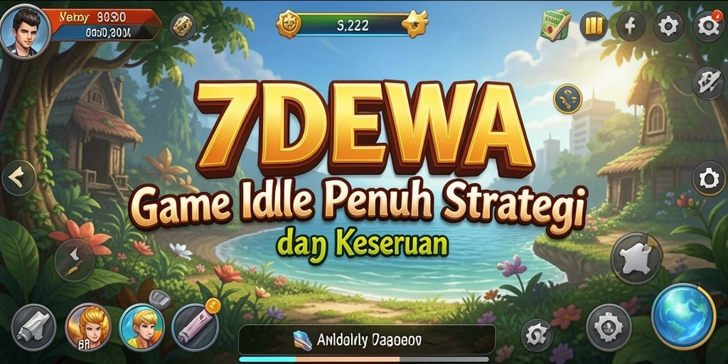 Tampilan gameplay <strong>7DEWA</strong> menunjukkan kemajuan dalam mengembangkan kerajaan.