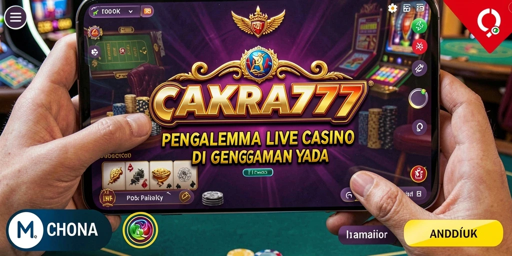 Tampilan gameplay menarik dari CAKRA777 dengan dealer langsung dan suasana yang mendebarkan.