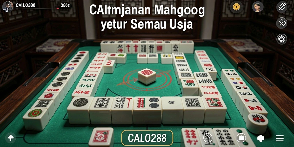 Tampilan gameplay Mahjong yang menarik di CALO288.