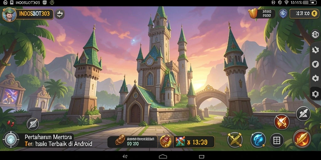 Tampilan menarik gameplay Tower Defense di INDOSLOT303.