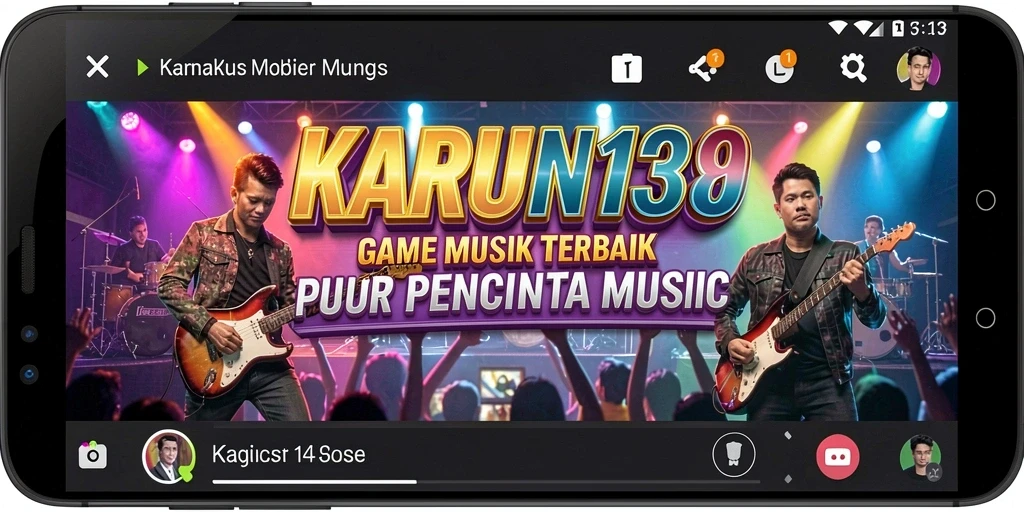 Tampilan gameplay menarik dari KARUN138 dengan berbagai pilihan lagu.