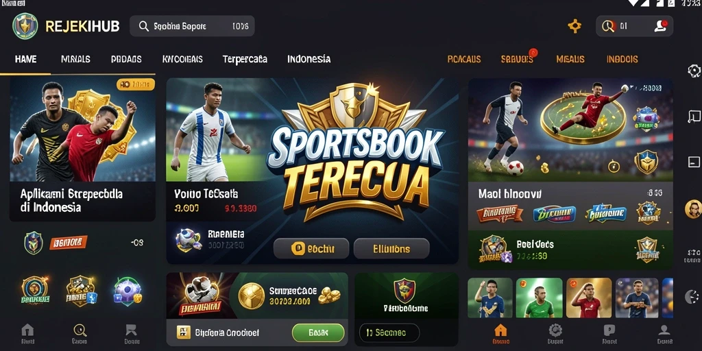 Tampilan menarik dari gameplay Sportsbook REJEKIHUB.