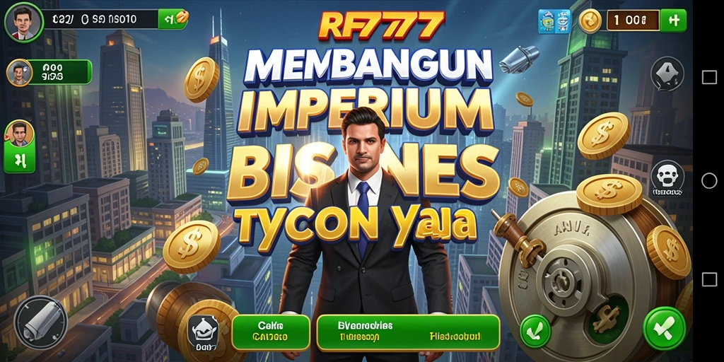 Tangkapan layar utama RR777 menampilkan pengalaman gameplay Tycoon yang seru.