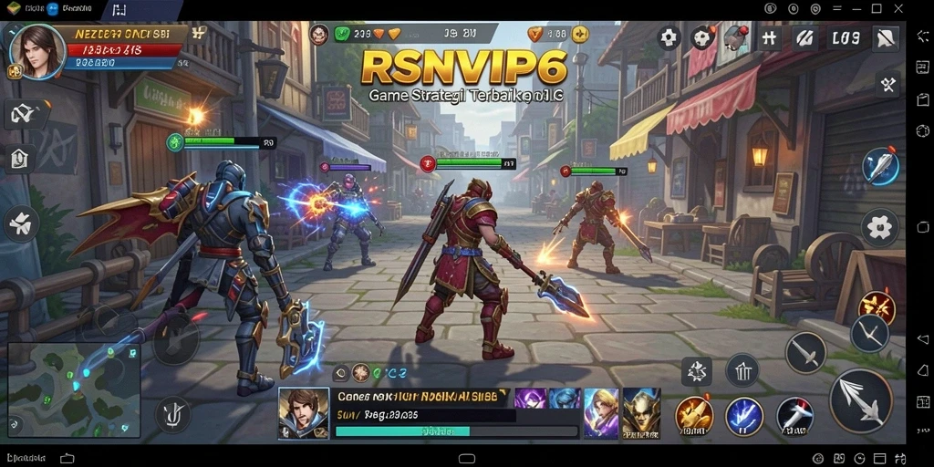 Screenshot utama RSNVIP6 menampilkan pengalaman gameplay SLG yang menarik.