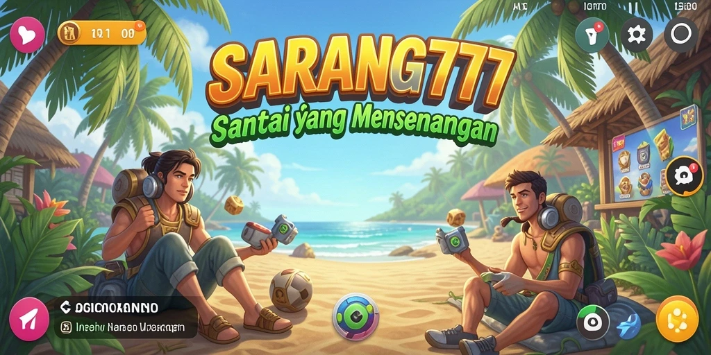 Tampilan menarik dari gameplay SARANG777 yang penuh warna.