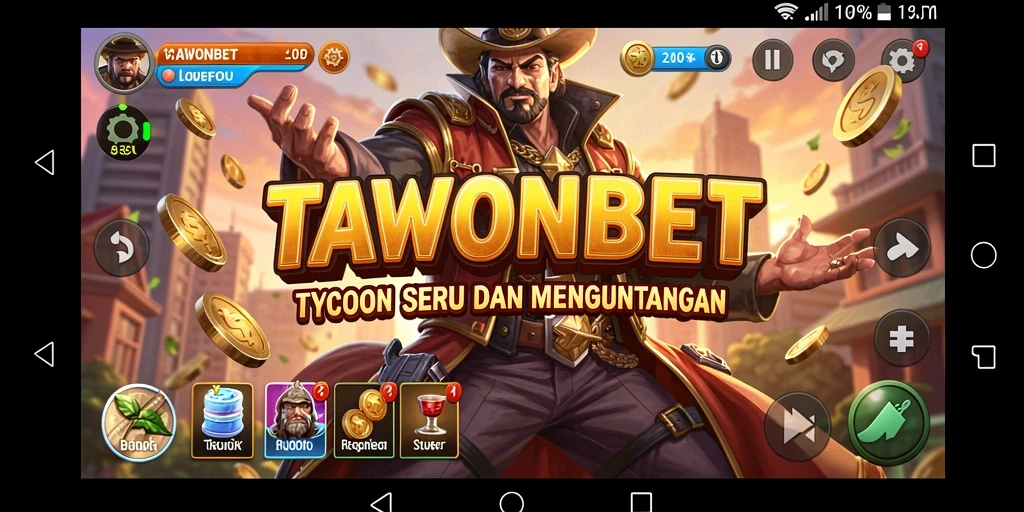 Tampilan menarik dari gameplay TAWONBET yang penuh strategi.
